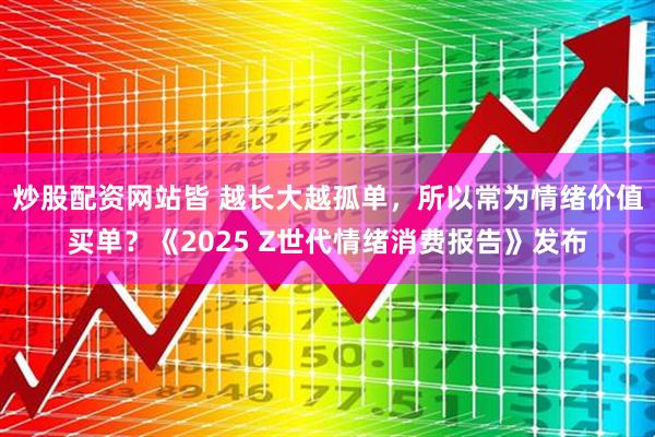 炒股配资网站皆 越长大越孤单，所以常为情绪价值买单？《2025 Z世代情绪消费报告》发布