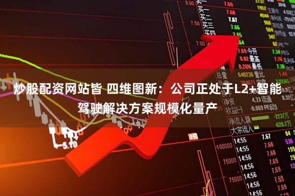 炒股配资网站皆 四维图新：公司正处于L2+智能驾驶解决方案规模化量产
